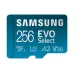 Samsung EVO Select 256GB microSDXC Memory Card with Adapter