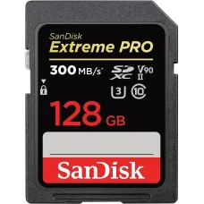 SanDisk Extreme PRO 128GB 300mbps SDXC UHS-II Memory Card (SDSDXDK-128G-GN4IN)