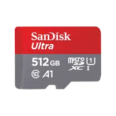 SanDisk Ultra 512GB MicroSDXC UHS-I Memory Card (SDSQUAC-512G-GN6MN)