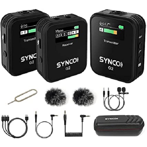 SYNCO G2 A2 2.4GHz Wireless Lavalier Microphone Price in Bangladesh