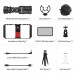 SYNCO Vlogger Kit1 with Microphone and Fill Light for Camera/SmartPhone Black