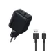 Oraimo Cannon 18D Dual Port 18W Charger Adapter with Micro USB Cable