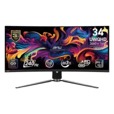 MSI MPG 341CQPX QD-OLED UWQHD 240Hz Curved Gaming Monitor