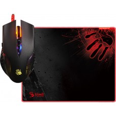 A4TECH Q5081S Neon X'Glide Gaming Mouse & Mouse Pad 