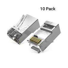 Vention IDFR0-10 Cat6A UTP RJ45 Connector (10 Pack)