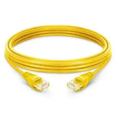 Safenet 34-3011YL 1 Meter Cat6 LSZH UTP Patch Cord Yellow