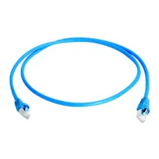 R&M R195143 24AWG Cat6 0.5 Meter Blue Patch Cord