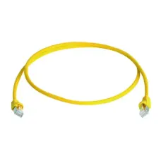 R&M R197035 24AWG Cat6 0.5 Meter Yellow Patch Cord