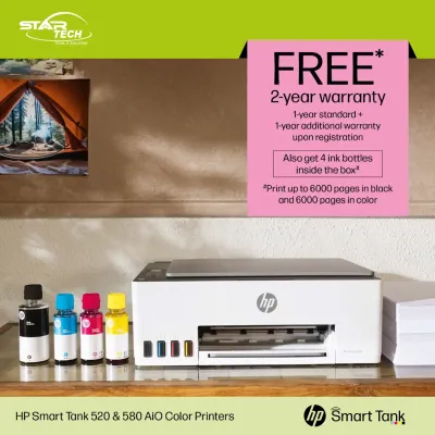 HP Ink Tank Bonus Warranty Offer