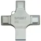 Smart SuperFast SM8 128GB 4-in-1 Metal Body USB 3.1 Pen Drive