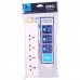 Deli E18337(03) 4-Ports Household Power Strip