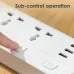 Deli ET410 2 Pin 3 Port 2 Meter Power Strip