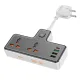 Hoco AC12A Reise 6-Ports Multifunctional Power Strip