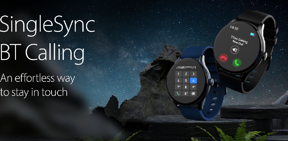 Titan Evoke Silicon Smart Watch 