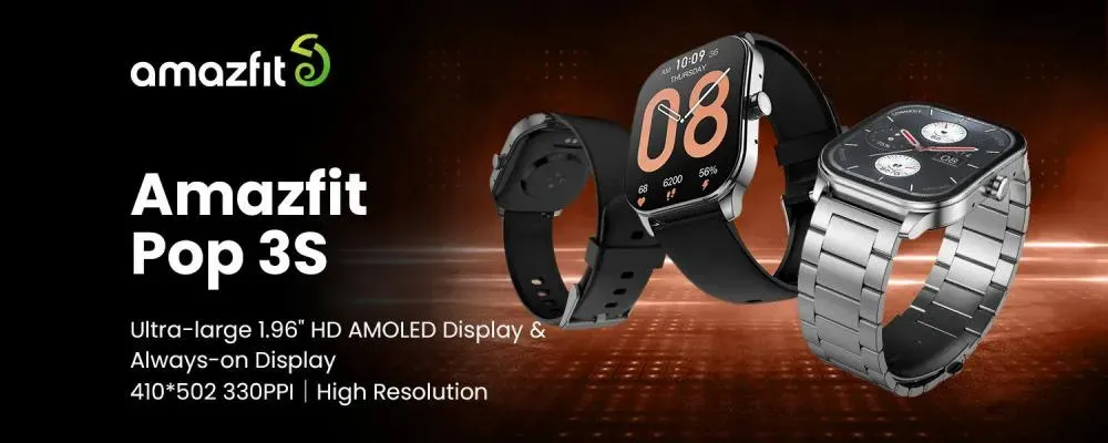 Amazfit Pop 3S Bluetooth Calling Smart Watch